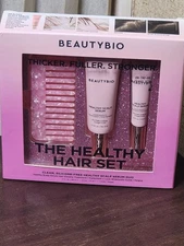 BeautyBio The Healthy Hair Set w/Comb, Scalp Serum 1.7oz& .5oz Camellia Leaf NEW