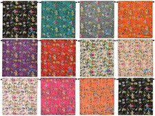 Indian handmade Cotton kantha Quilt hand Block Print Bedspread Throw Blanket
