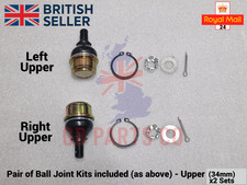 Honda TRX350 Ball Joint Pair Upper 34mm 2pcs 2000-2006 Fits FM FE TM TE
