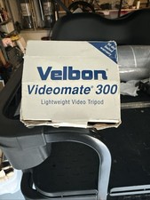 Velbon Videomate 300 Tripod   Lightweight Video/Camera Ships In Box It Came In.