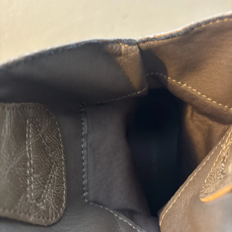 Charles Albert Size 8 NWT Women’s Khaki Boots/ Brown Booties/ New Woman Shoes - Image 4 of 4