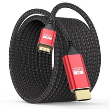 Mini HDMI to HDMI Cable 25FT, 4K HDMI to Mini HDMI Cable 18Gbps High Speed Ny...