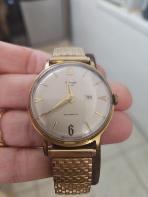 vintage Kienzle Antimagnetic wristwatch with a gold-plated case As Is!