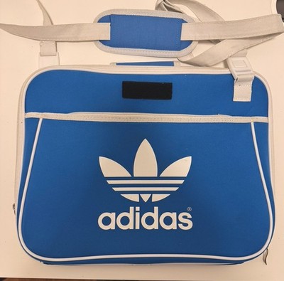 Adidas Originals Laptoptasche Slim 13    Blau/Weiß   Trefoil   guter Zustand