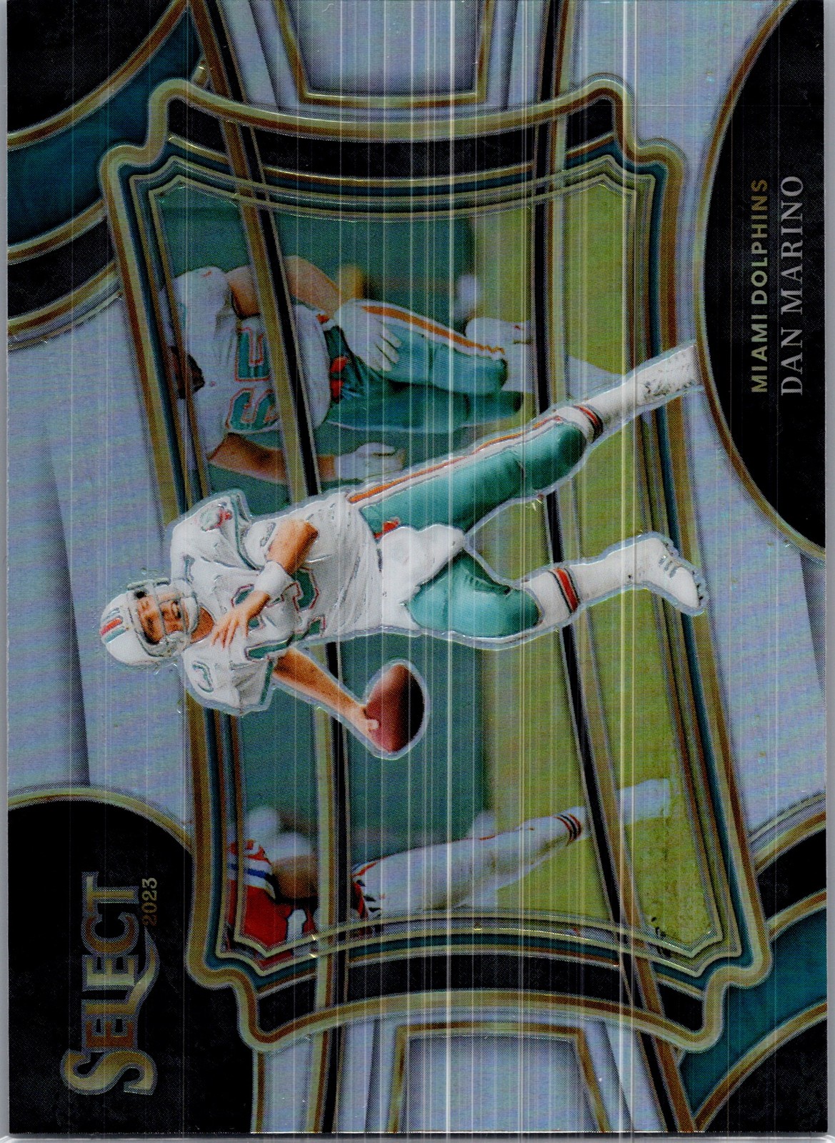 2023 Panini Select #360 Dan Marino Silver Prizms