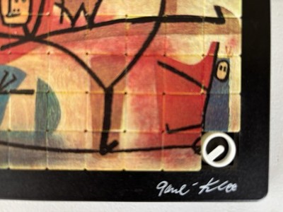 Paul Klee 1939 Art Vintage Slide Puzzle Made In Germany 1994 By