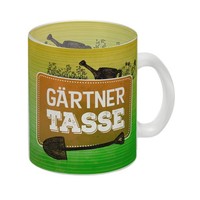 GäRtnerbecher Glas Tasse Mit GäRtner Motiv