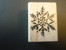 Snowflake - Rubber Stamp - Wood Mounted - Used