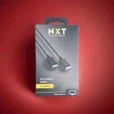 NXT Technologies™ Displayport Cable, 6 Ft, Black NX60395