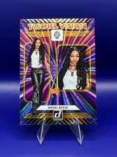 2025 Panini Donruss Angel Reese Tunnel Vision Orange Laser 340/399 #9 WNBA Sky