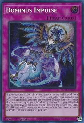 Yugioh! LP Dominus Impulse - ROTA-EN079 - Secret Rare - 1st Edition Lightly Play