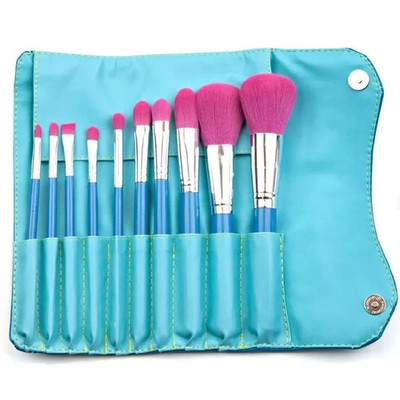 Morphe Vegan 10 Piece Brush Set-Piece Eye Brush Set + Morphe Bag