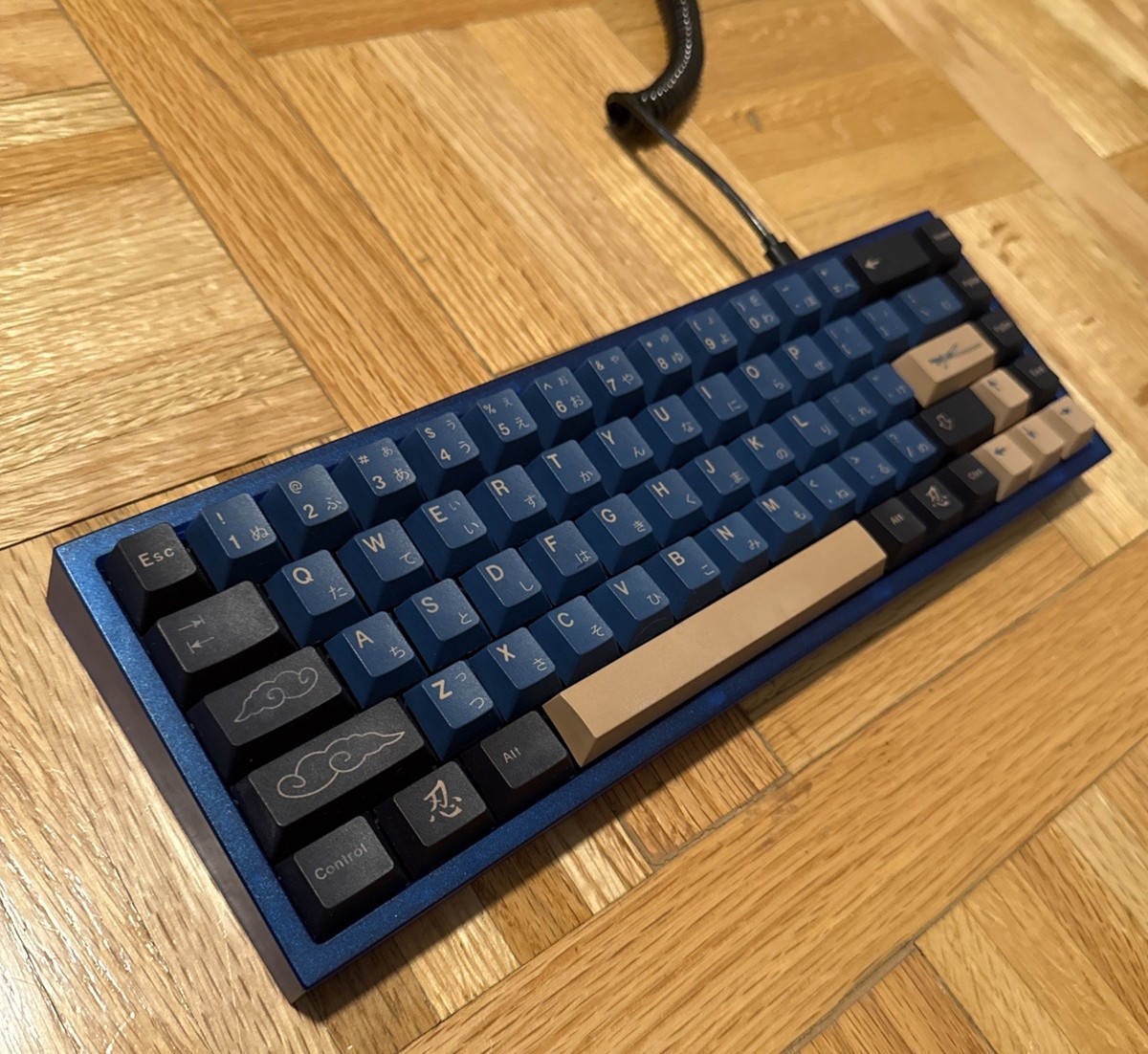 Custom NovelKeys NK65 Mechanical Keyboard + Carrying Case