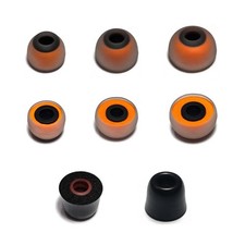 Silicone Memory Foam IEM Ear Tips 1pair Memory Foam Replacement Tips And ...