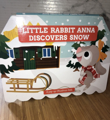 Little Rabbit Anna Discovers Snow Christmas Pop Up Children's board Book