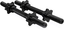 14" Standard Threaded Dumbbell Handle, Pair or Single, Multiple Col