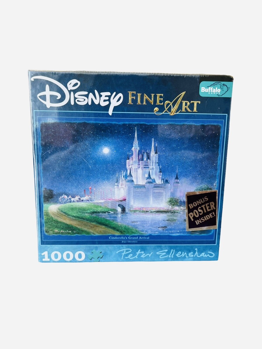 new✨Jigsaw Puzzle Peter Ellenshow Disney Disney Fine Art Puzzle 1000 Pc Cinderella Castle Peter