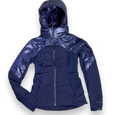 Lululemon Jacket Womens 6 Hoodie Full Zip Down For It All Down Jacket 700 Fill