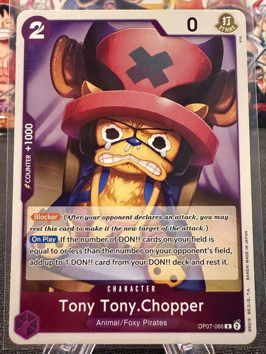 Tony Tony.Chopper OP07-066 500 Years in the Future Foil ENGLISH | eBay