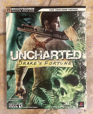 Uncharted: Drake's Fortune - Brady Games Guide **POSTER INCLUDED
