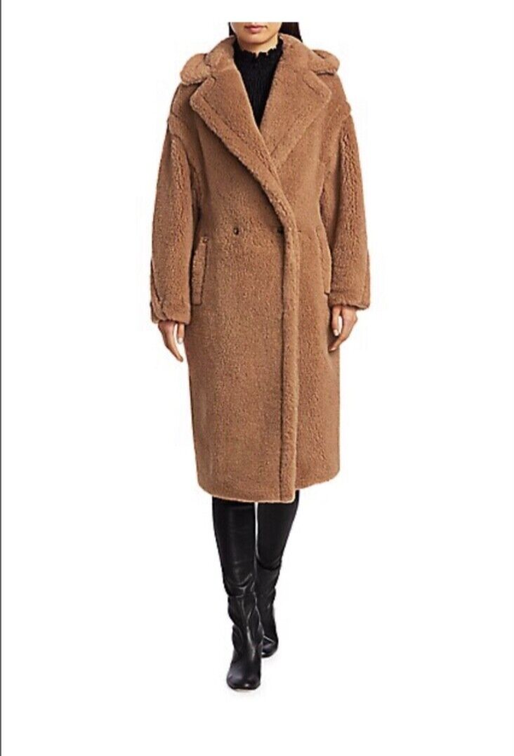 ジャケット MAX MARA TEDDY BEAR ICON COAT CROP IN CAMEL Cropped Teddy Bear Icon Coat in camel, camel | 