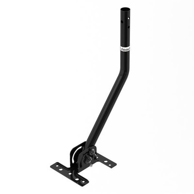 180°Adjustable Outdoor TV Antenna Satellite Dish J Pole Mount Base Bracket G01