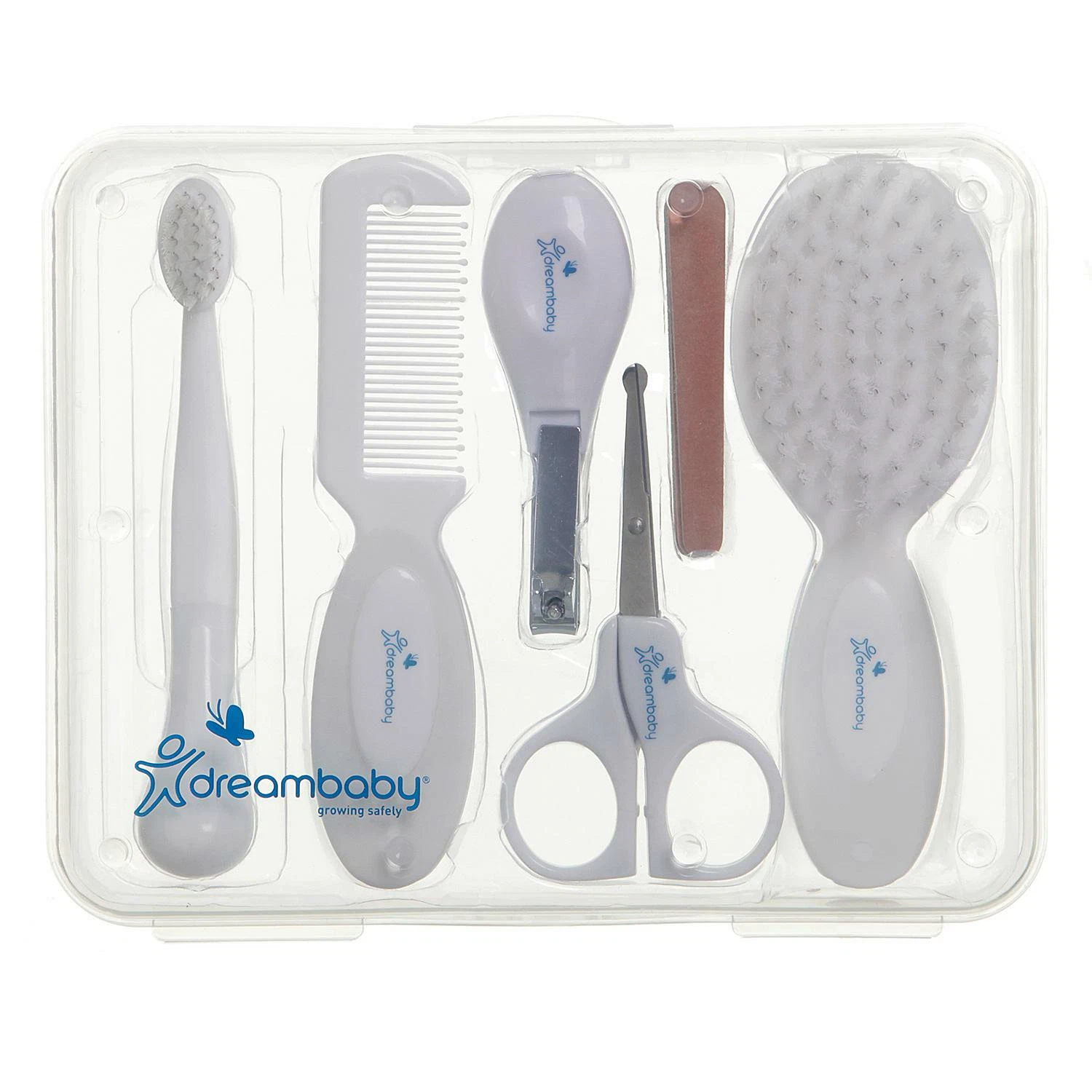 ESSENTIAL GROOMING KIT 7 PCS DREAMBABY SALONS/MANICURE/BABY/TRAVEL/GIFT