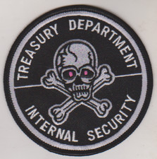 Treasury Department Internal Security non shield patch