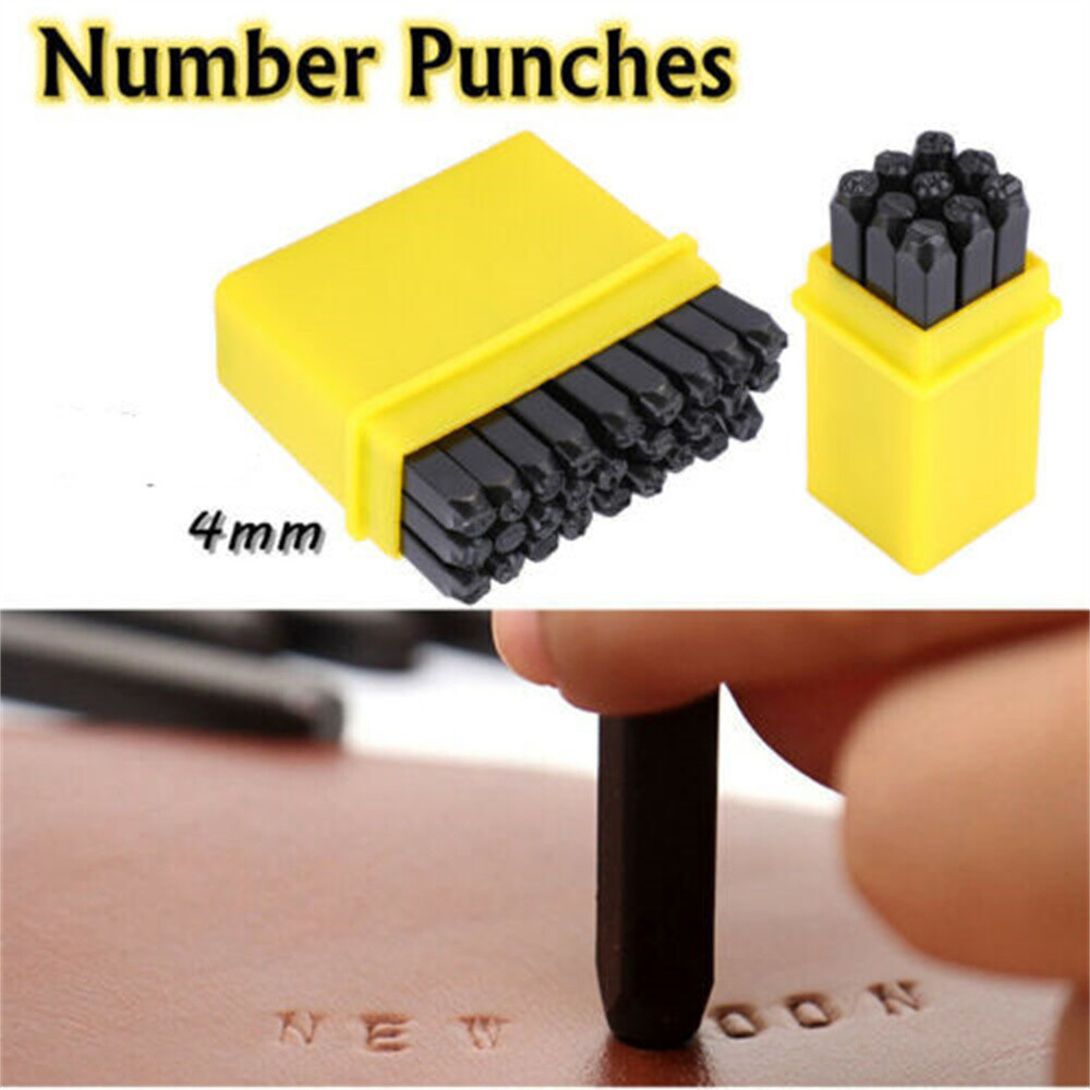 Letter Number Stamp Punch Set DIY Hardened Ball Bearing Steel 9/26