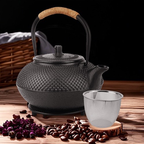 Asiatische Gusseisen Teekanne mit Teesieb 1400ml Japanische Chinesische Kanne - Bild 7 von 20