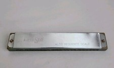 Rare LEO SHI ALTO SEQUENCE SCALE 22 Holes Harmonica, works