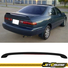 Fits 97-01 Toyota Camry Sedan OE Style Trunk Spoiler W/ LED Light Matte Black