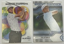 2023 Upper Deck Goodwin Champions Splash Color #122 Will Zalatoris + Base #6