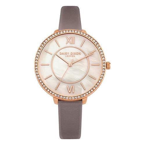 Daisy Dixon Grey Strap With Rose Gold Case And Stone Set Bezel With. Watch NUOVO