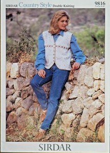 ladies knitted waistcoats ebay