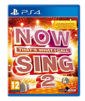PS4 Now That's What I Call Sing 2 (nur Spiel) Playstation 4 SINGENDES KARAOKE SPIEL
