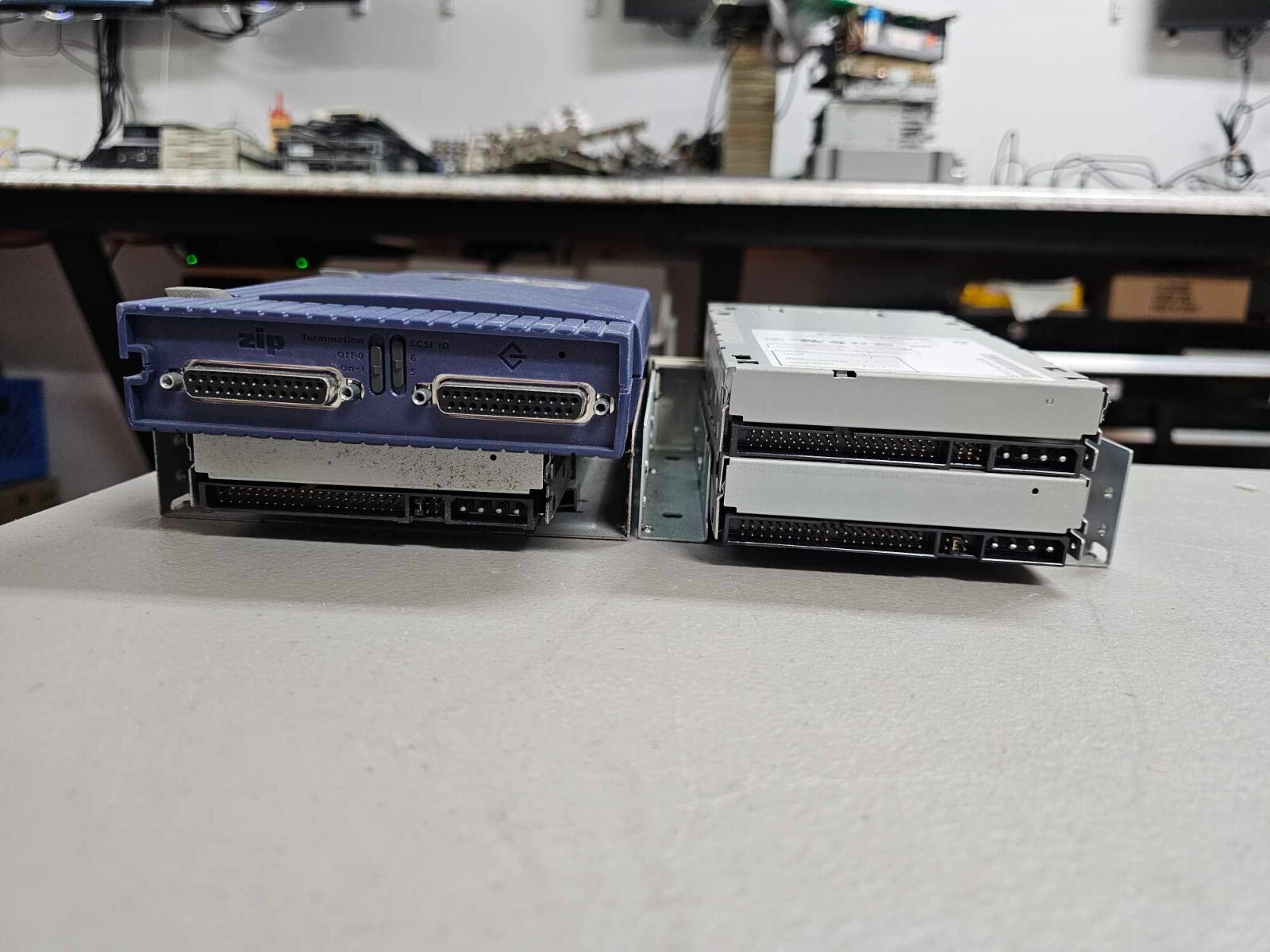 Vintage Retro Lot 4x Iomega Zip 100 /250 External Internal Zip Drives