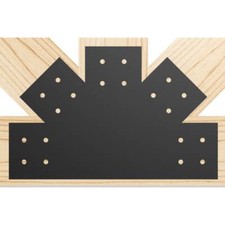 6x6 Structural Design Timber Truss Brackets for 6x6 Posts, 6" Timber Truss
