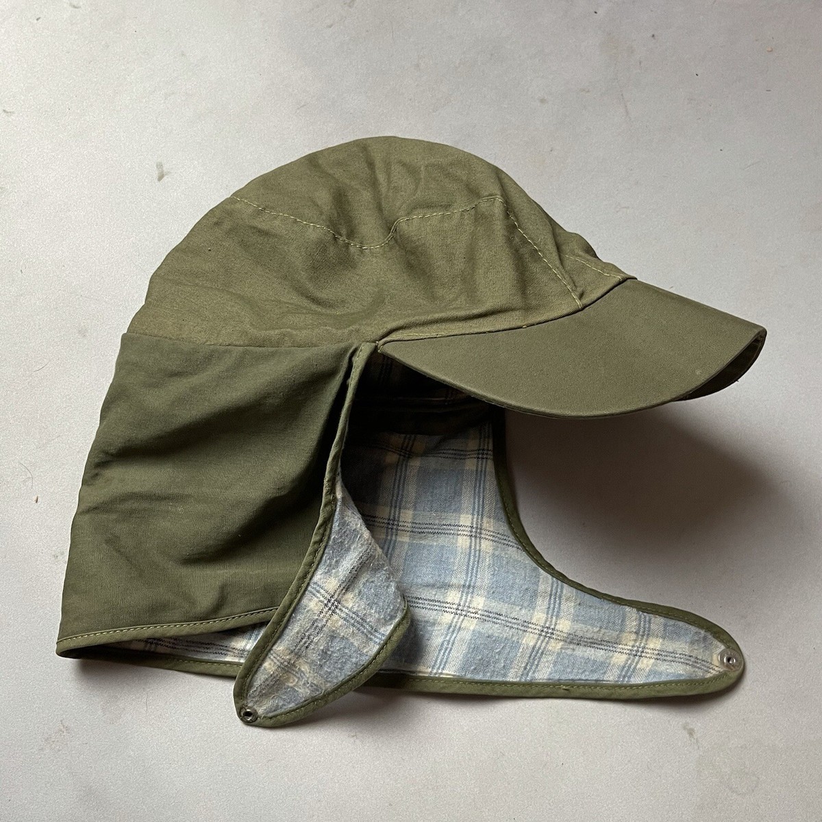 Vintage Reversible Military Sun Flaps Hat Vietnam Rare | eBay