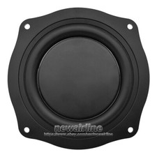 2x 4" inch Audio Speaker Passive Radiator Auxiliary Bass Rubber Vibration Plate