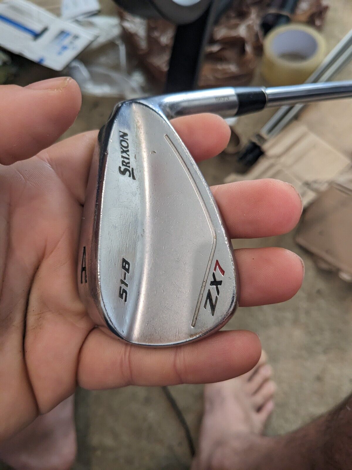 Right handed Srixon ZX7 approach wedge.AW.51.n.s pro 120