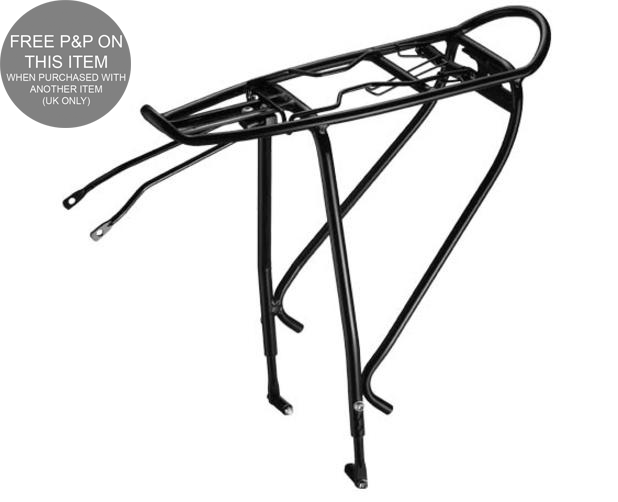 Alloy Disc Brake Compatible Rear Cycle Bike Pannier Rack 24 / 26 and 700c Wheels for sale online