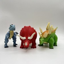 Fisher Price Imaginext Dinosaurio Lote de 3 Triceratops Stegosaurus T-Rex Juguete Niños