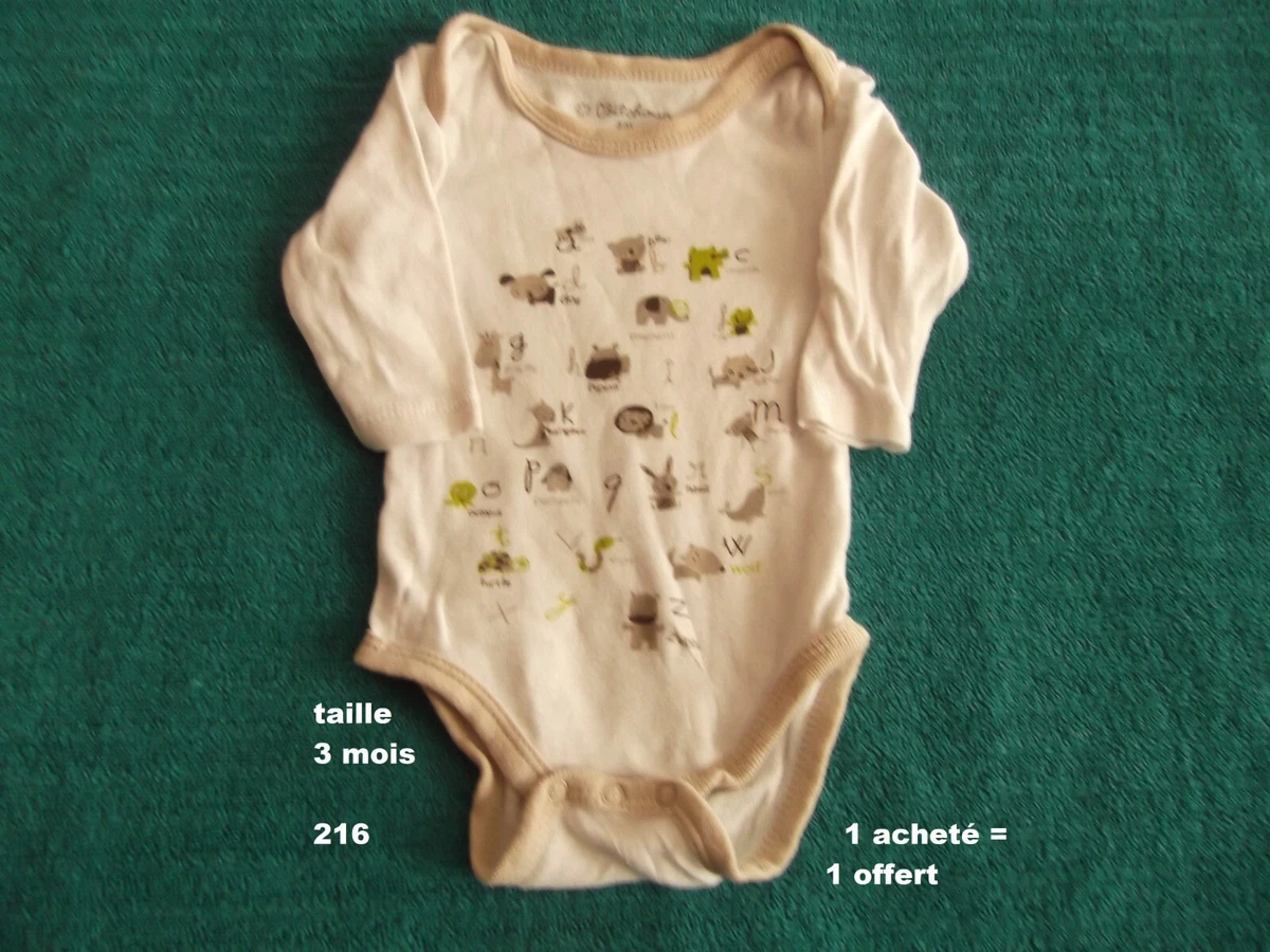 Taille body 3 mois sales