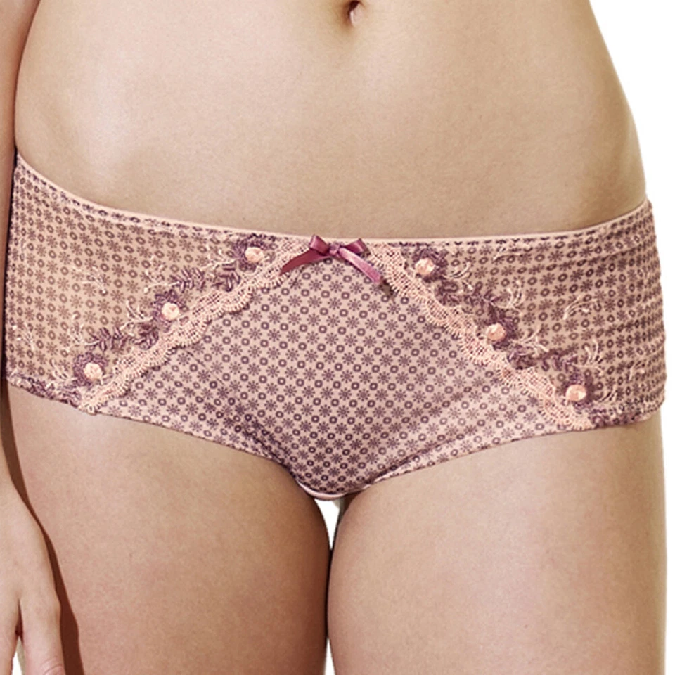 Short Panty Hipster Panache Superbra Saffron Rosa Antiguo 36 42 - Imagen 4 de 4