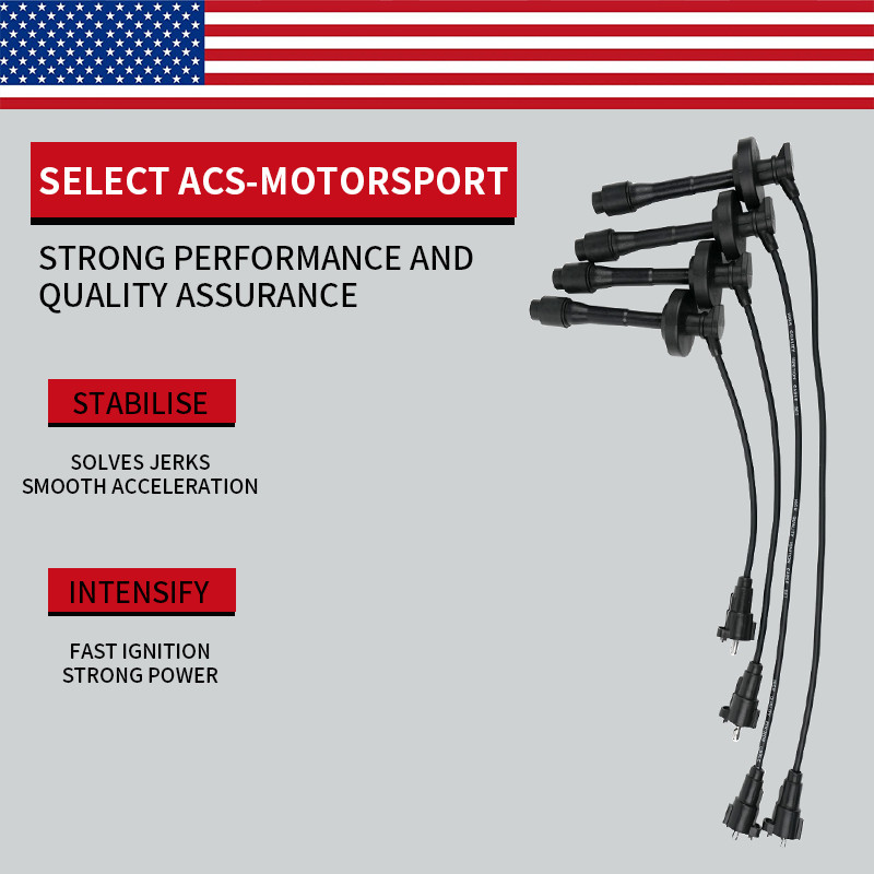 2X Ignition Coil +Spark Plug +Wire Set for Toyota Corolla Chevy Prizm 1.8L UF246