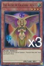 3X Yugioh The Agent of Creation - Venus GFP2-EN049 Ultra Rare 1st Edition NM
