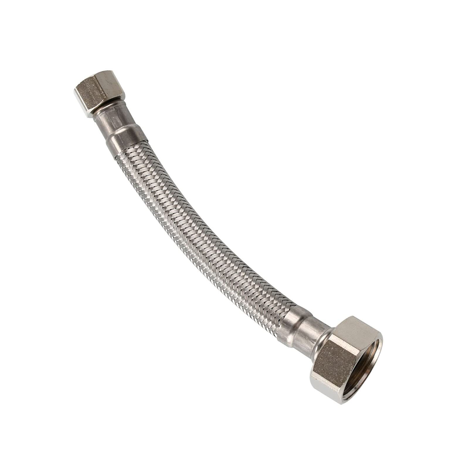 6 Inch Toilet Water Supply Line, Braided Stainless Steel Toilet Connector Hos...