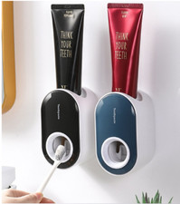 Automatic Toothpaste Dispenser Toothpaste Press Squeezer Wall Mounted Holder
