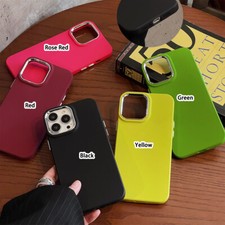 For iPhone 17 Pro Max 16 15 14 13 12 11 Fashion Plating TPU Shockproof Soft Case